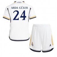 Fotballdrakt Barn Real Madrid Arda Guler #24 Hjemmedraktsett 2023-24 Kortermet (+ Korte bukser)